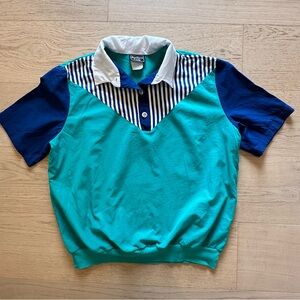 Vintage Southern Lady windbreaker polo-size M-90s fashion